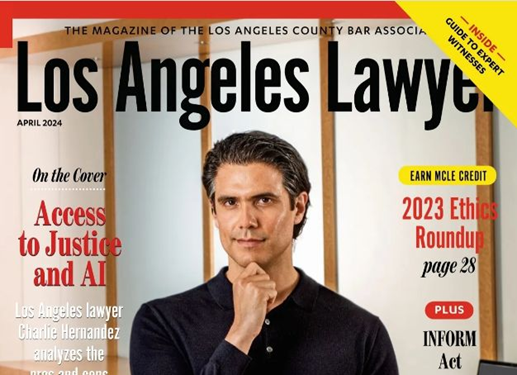 Los Angeles Lawyer Cover Article