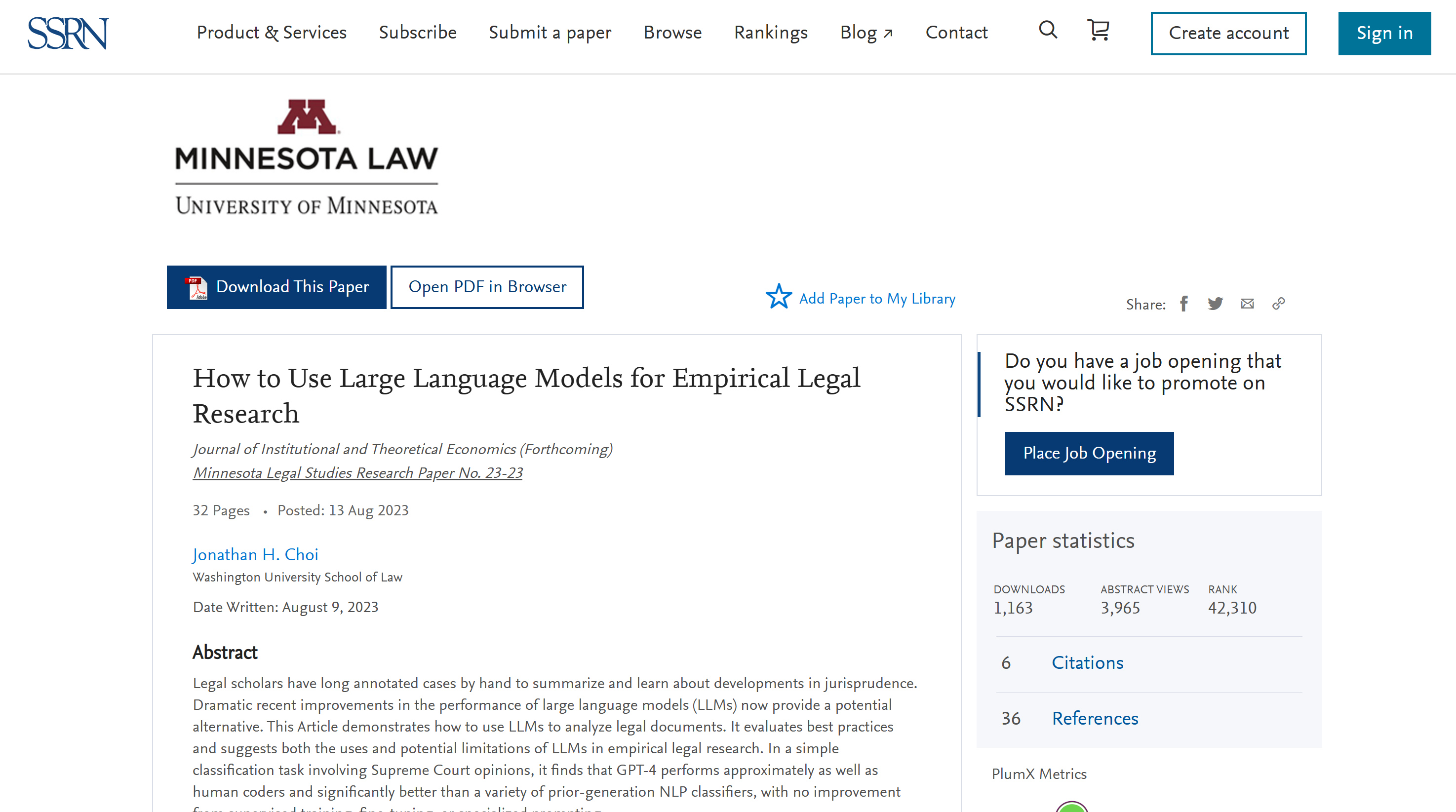 How to Use Large Language Models for Empirical Legal Research
