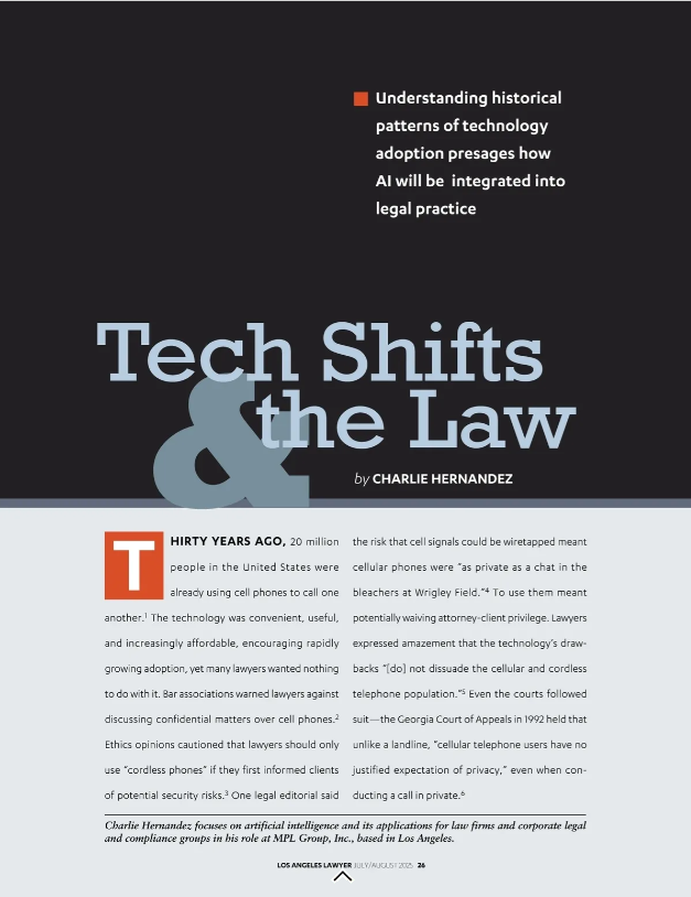 Tech Shifts & the Law
